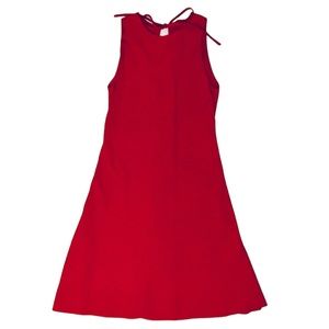 DONNA RICCO red a-line dress